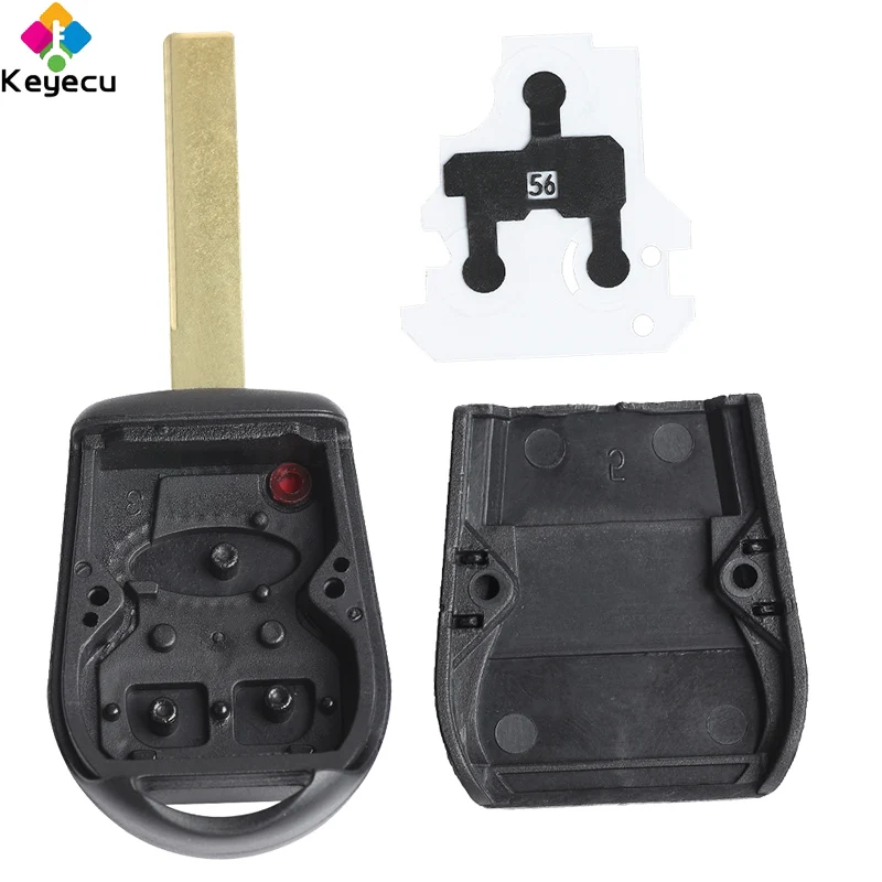 Пульт дистанционного управления для автомобильного ключа KEYECU 10 шт./лот корпус с 3
