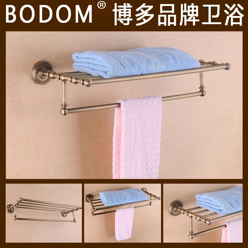 Bo Duoou antique brass towel rack hotel bathroom copper wire drawing minimalist all- rod | Автомобили и мотоциклы