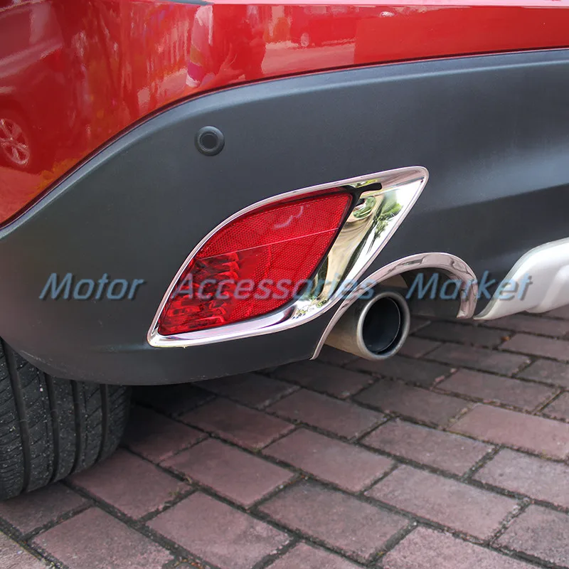 Хром задняя противотуманная фара Накладка для Mazda CX-5 CX5 2013