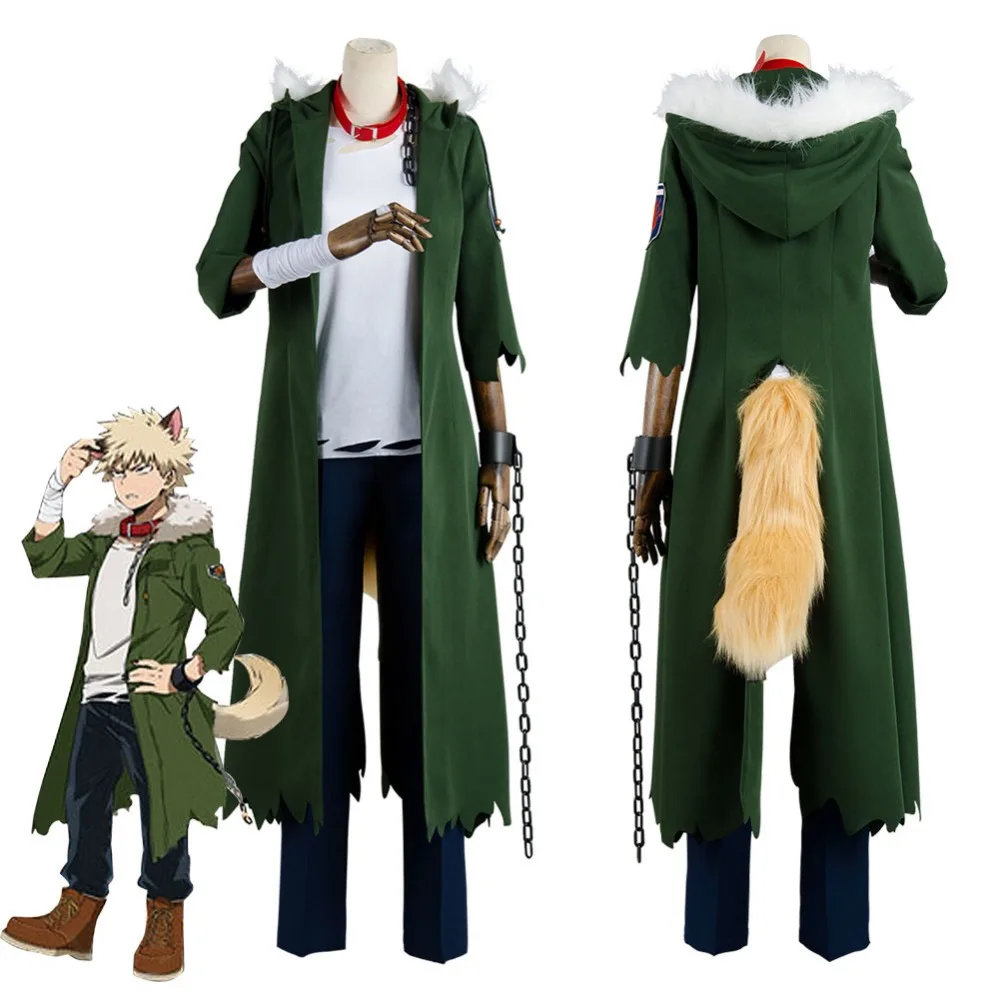 Костюм для косплея моя геройская Академия Boku Bakugou костюм академия униформа на