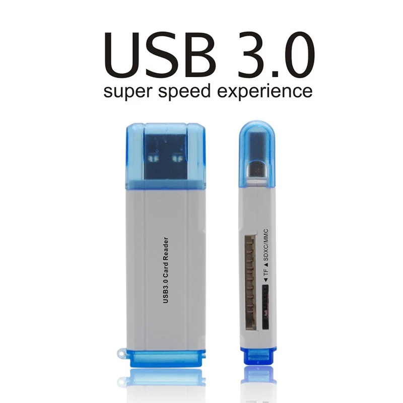 Larryjoe Высокоскоростной USB 3 0 кардридер памяти Комплект для SD/MicroSD/TF Транс Флэшка