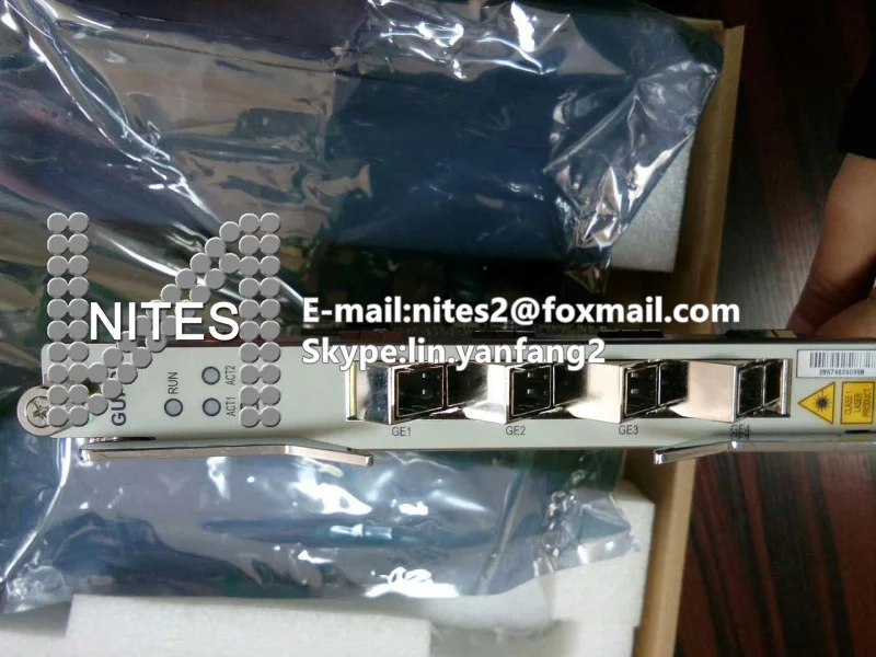 Оригинальная новая ZTE 4 порта uplink плата GUFQ для C300 GPON или EPON OLT с одним модулем самая