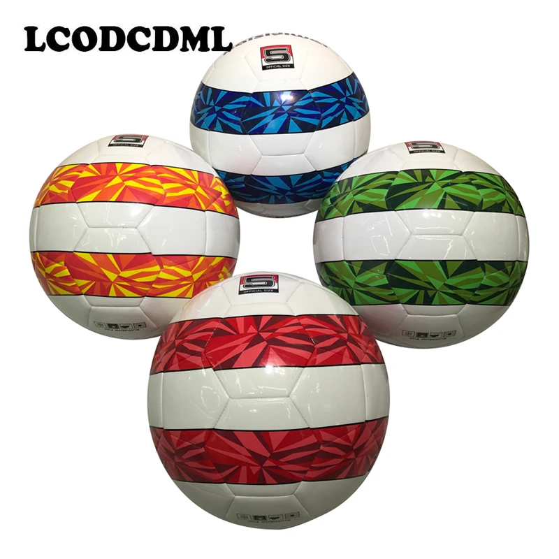 Новый стиль высококачественный футбольный мяч для взрослых размер 5 ПУ
