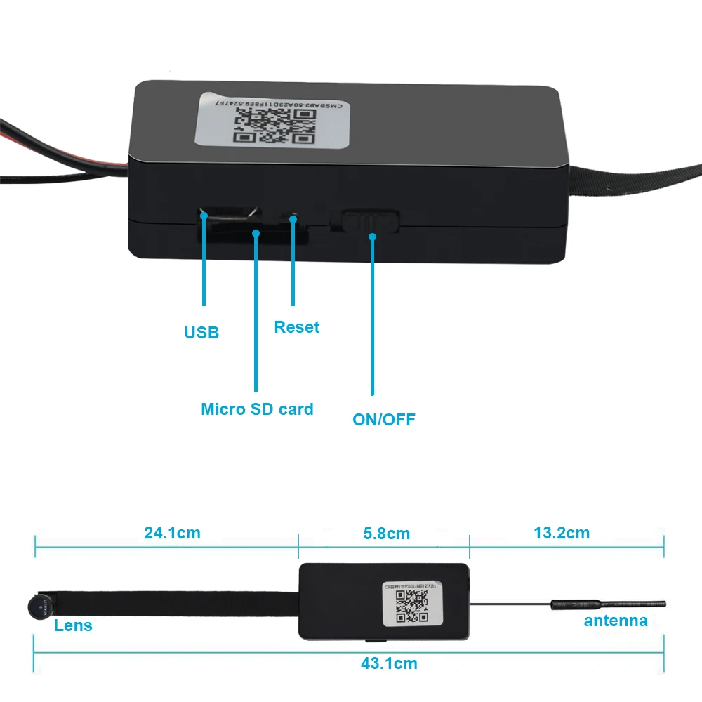 Новинка 1080P Мини Wifi камера P2P 128G TF слот для карты ИК звук видео запись движения