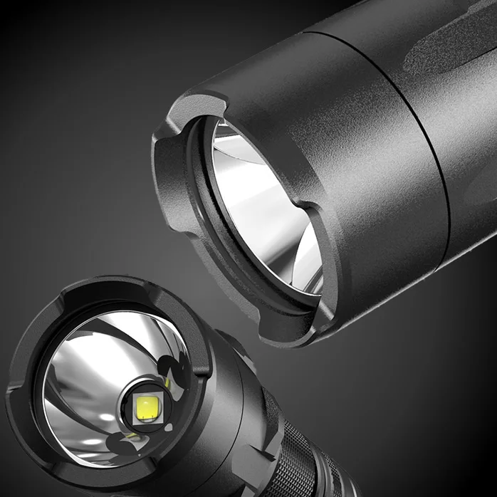 NITECORE P20 с зарядным устройством i2 + аккумулятор 18650 800 люменов стробоскопический