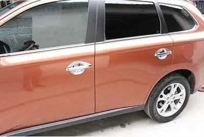 АБС пластик хром боковая дверная ручка крышка чаши для Mitsubishi Outlander 2013 2016|door handle bowl