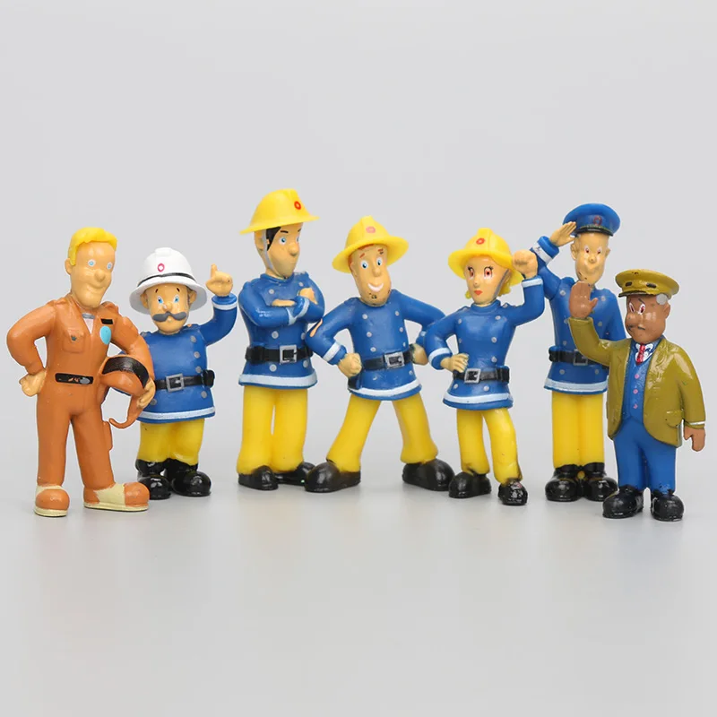 Экшн фигурки из мультфильма пожарный сам 2 5 6 см ПВХ 12 шт./компл.|kids gifts|figure toyaction figure