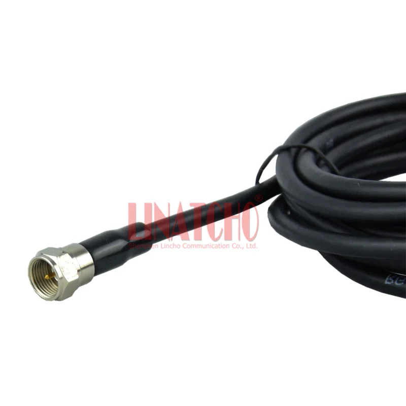 1.2ghz stainless steel 5 elements yagi 3 meters RG58U cable cctv transmitter outdoor yagi antenna F male connector