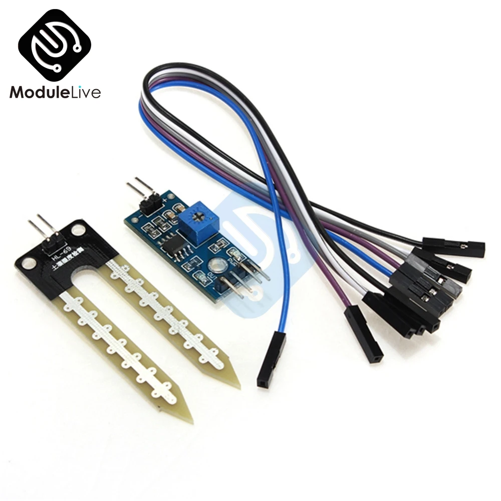 Модуль обнаружения влажности почвы гигрометр датчик воды для Arduino наборы Diy