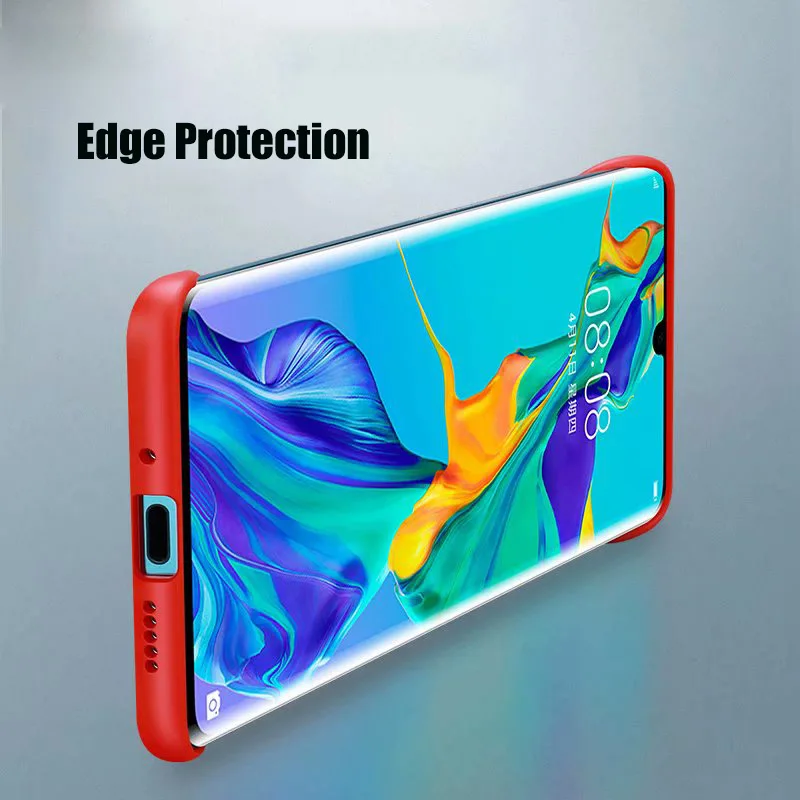 Ударопрочный чехол для Huawei p30 p20 pro mate 20 жесткий прозрачный из поликарбоната lite honor