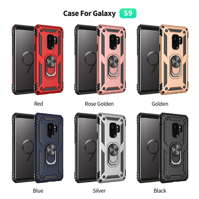 Роскошный защитный мягкий ударопрочный чехол для samsung Galaxy S9 S8 10 Plus S10e Note 8 9 A7 2018