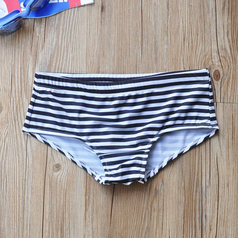 dark blue stripes Новые мужские плавки ming палавательные трусики на низкой талии плавки шорты сексуальные оранжевые звезды высокого качества оранжевые-красные плавки для юношей - Цвет: dark blue stripes