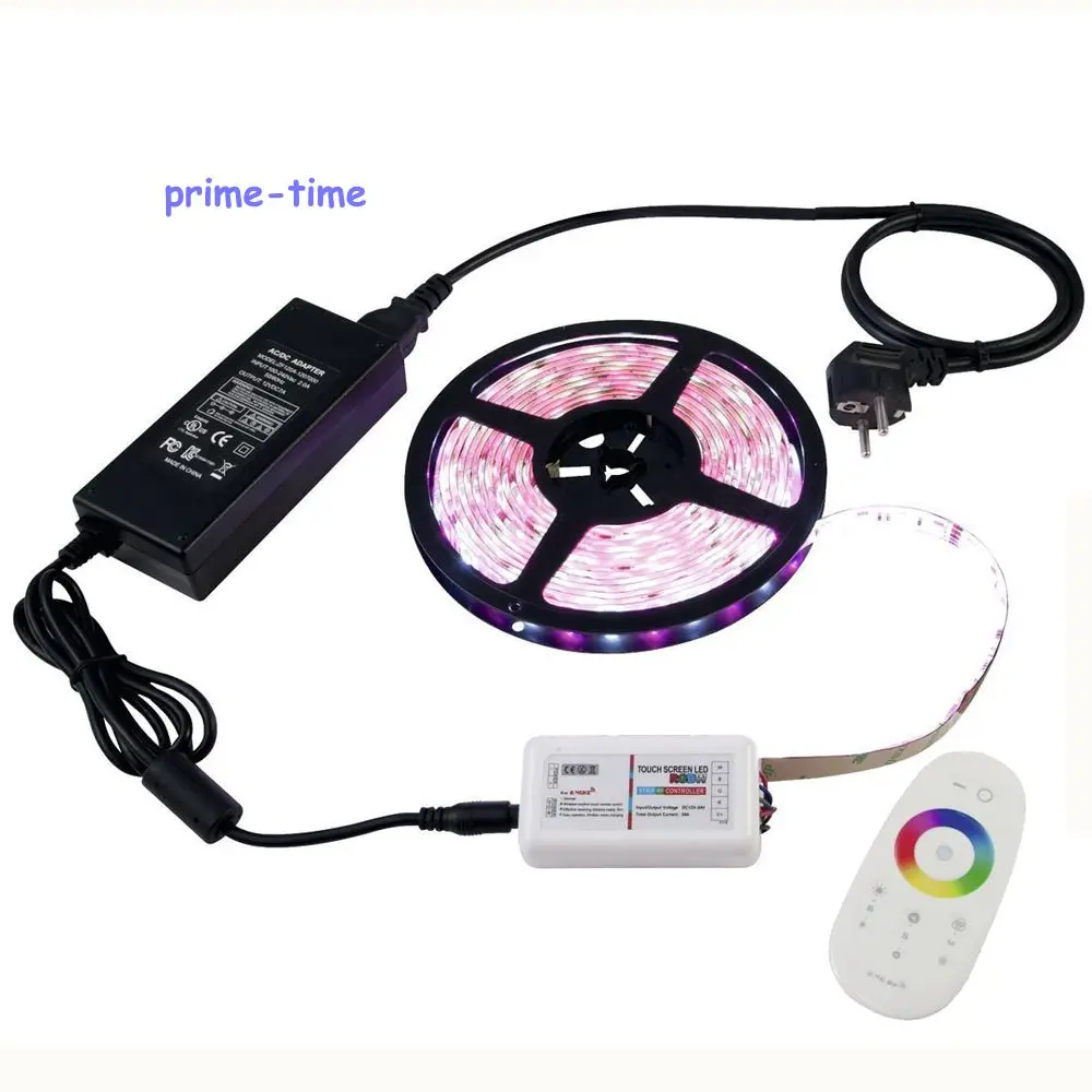5M RGBW RGBWW RGB+Cool/Warm White IP65 Waterproof DC12V Flexible LED Strip + 2.4G Remote Controller+12V 5A Power | Освещение