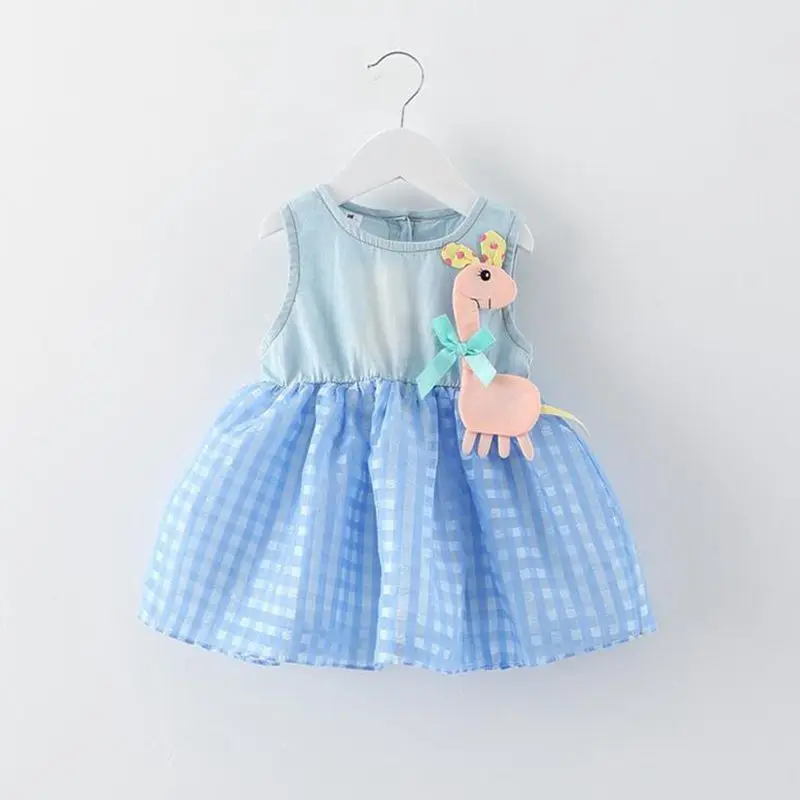 Детей платья лета европейский симпатичные стиль популярные жилет принцесса