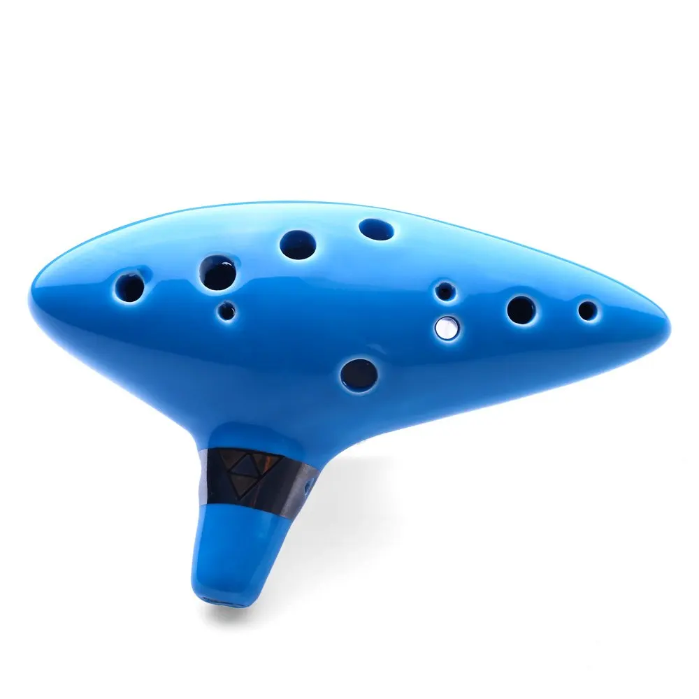 12 Отверстие Zelda Ocarina Времени Китайский Профессиональный Бас Флейта Музыкальный
