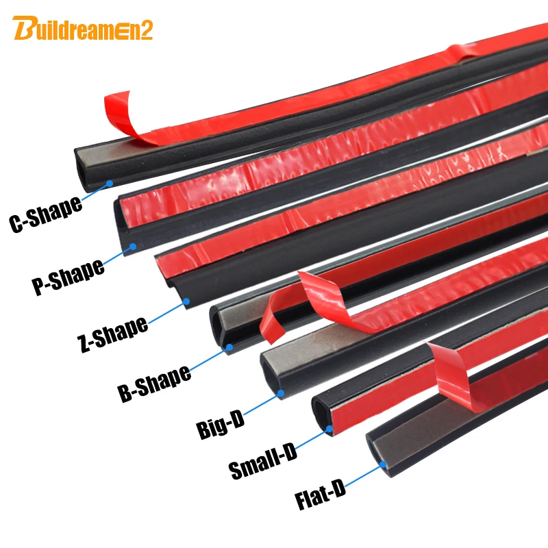 Автомобильная уплотнительная полоса Buildreamen2 для двери багажника шумоподавления