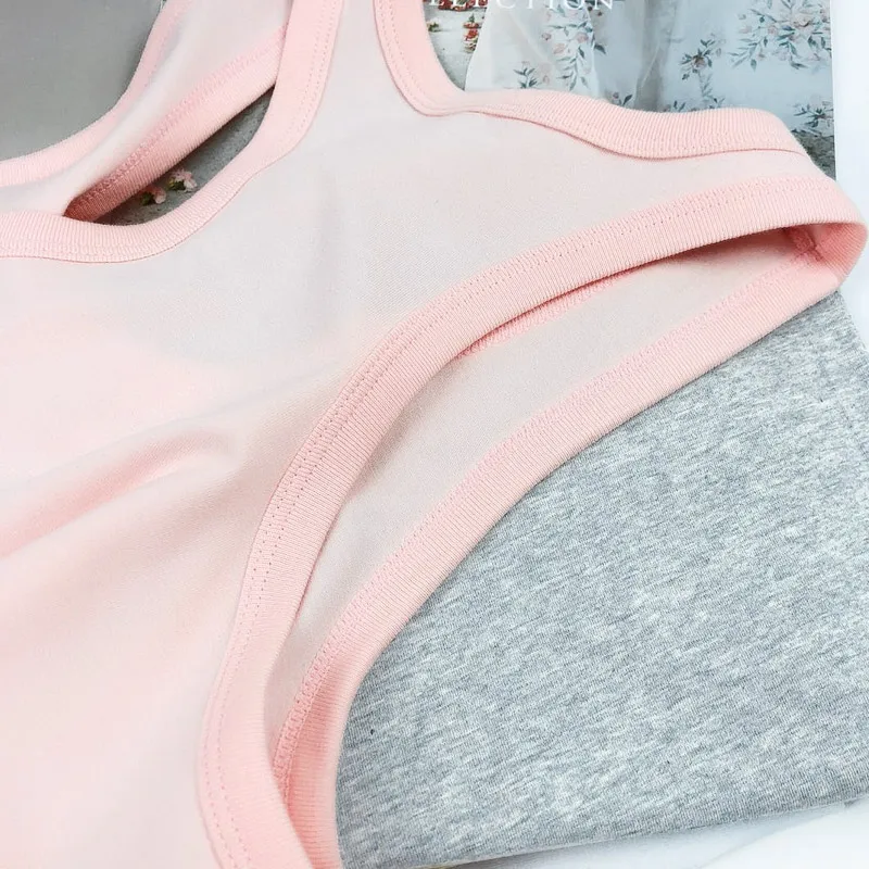 Женская майка из чистого хлопка летняя Облегающая для фитнеса с надписью