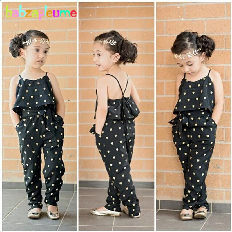Детский летний комбинезон в горошек на возраст 2 7 лет|jumpsuit for girls|girls overalls jumpsuitssummer