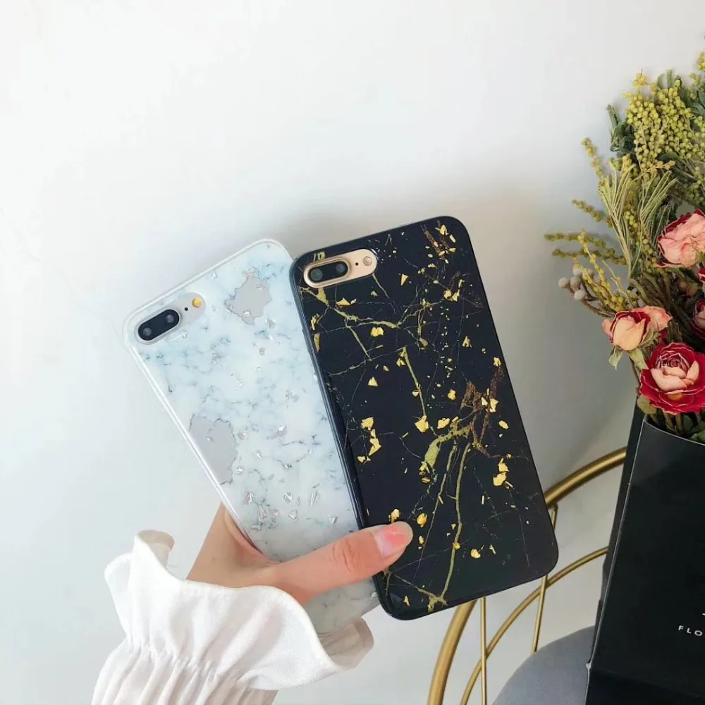 Новый мраморный чехол для телефона iPhone6 6 Plus 7 8 задняя крышка Iphone |