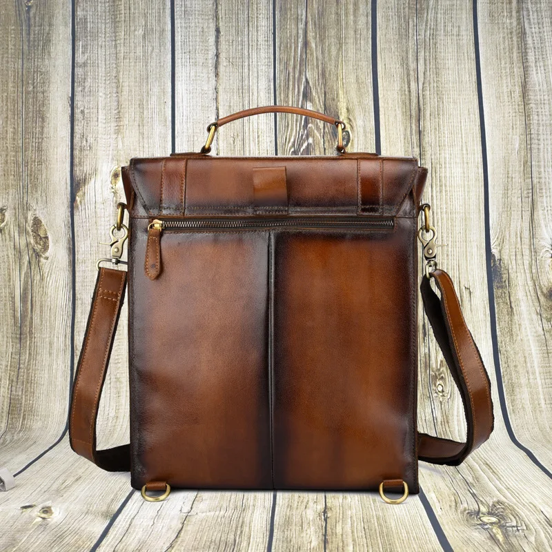 Для мужчин Мини Back Pack пояса из натуральной кожи ручная сумка через плечо пакет