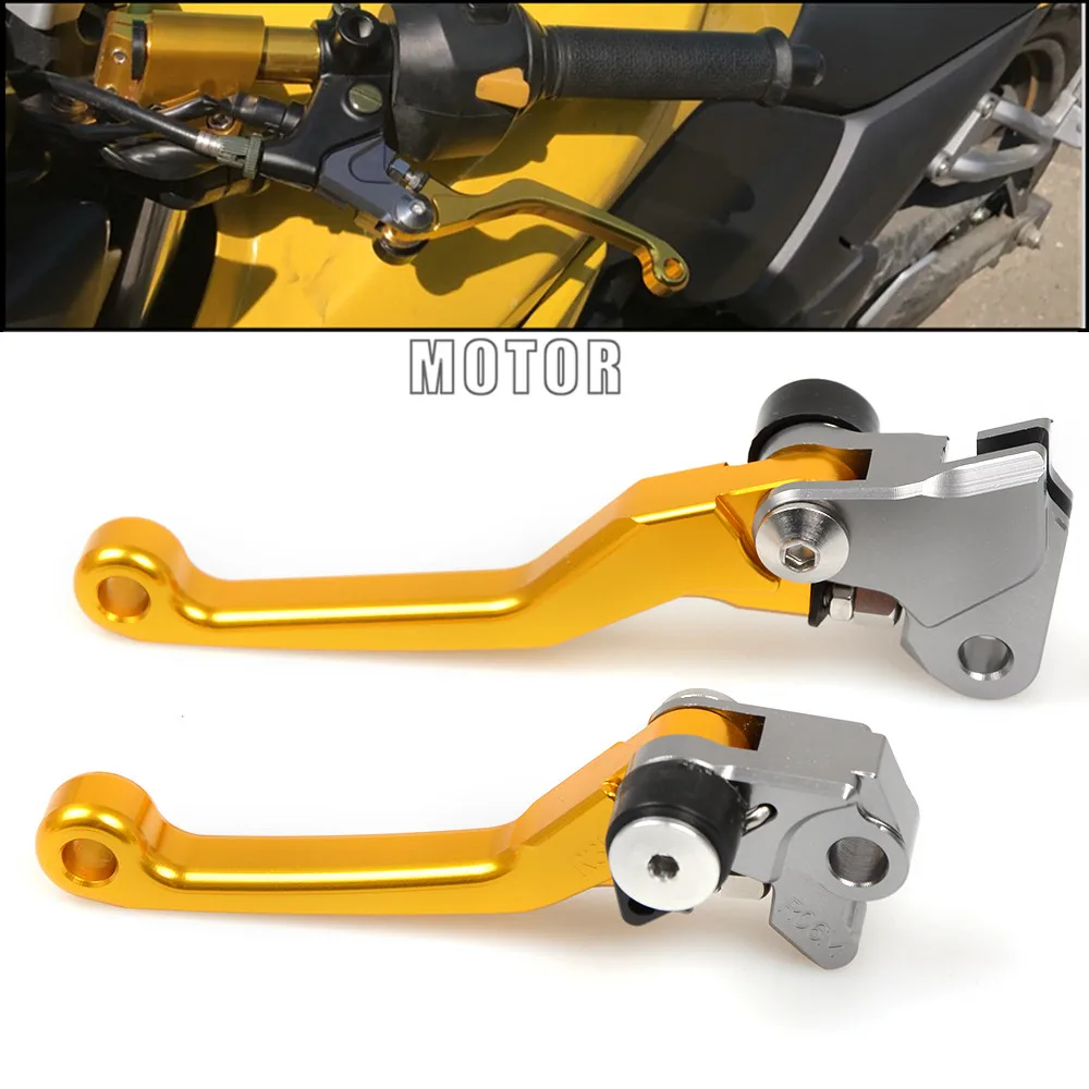 CNC Dirt Pit Bike Foldable Motorcycle Pivot Brake And Clutch Levers For Suzuki RM85 2005-2015 RM125 RM250 2004-2008 2007 2005 