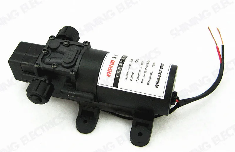 12 В DC 5A 120Psi 0.85Mpa 5L/мин мембранный Водяной насос высокого давления для автомобиля лодки караван микро электрический самовсасывающий насос