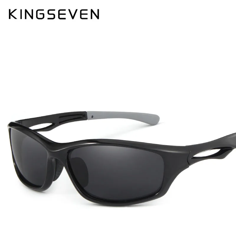 KINGSEVEN поляризованные мужские солнцезащитные очки классические зеркальные