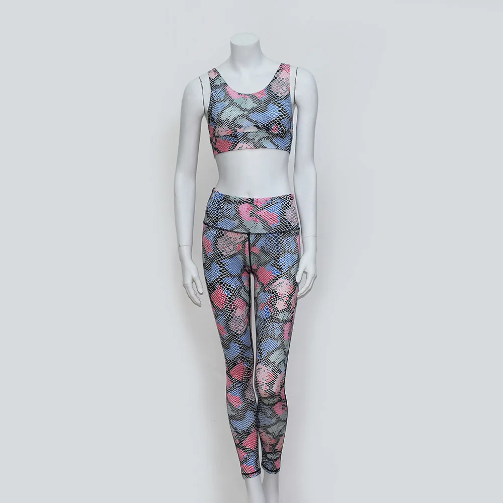 Спортивный костюм для женщин набор йоги спортивный комплект фитнеса сексуальный