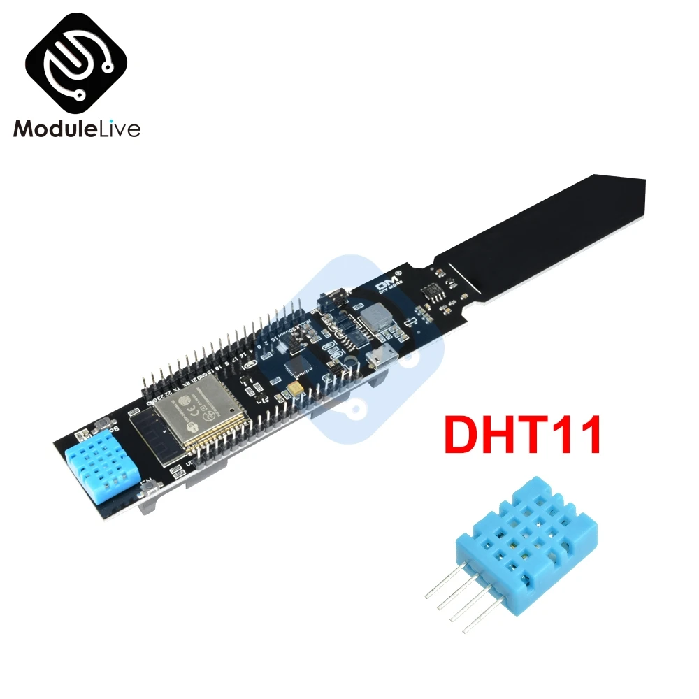 ESP32 CP2104 DHT11 Wi Fi Bluetooth почвы Температура влажности Сенсор модуль для Arduino nodumcu 4PIN 4 P