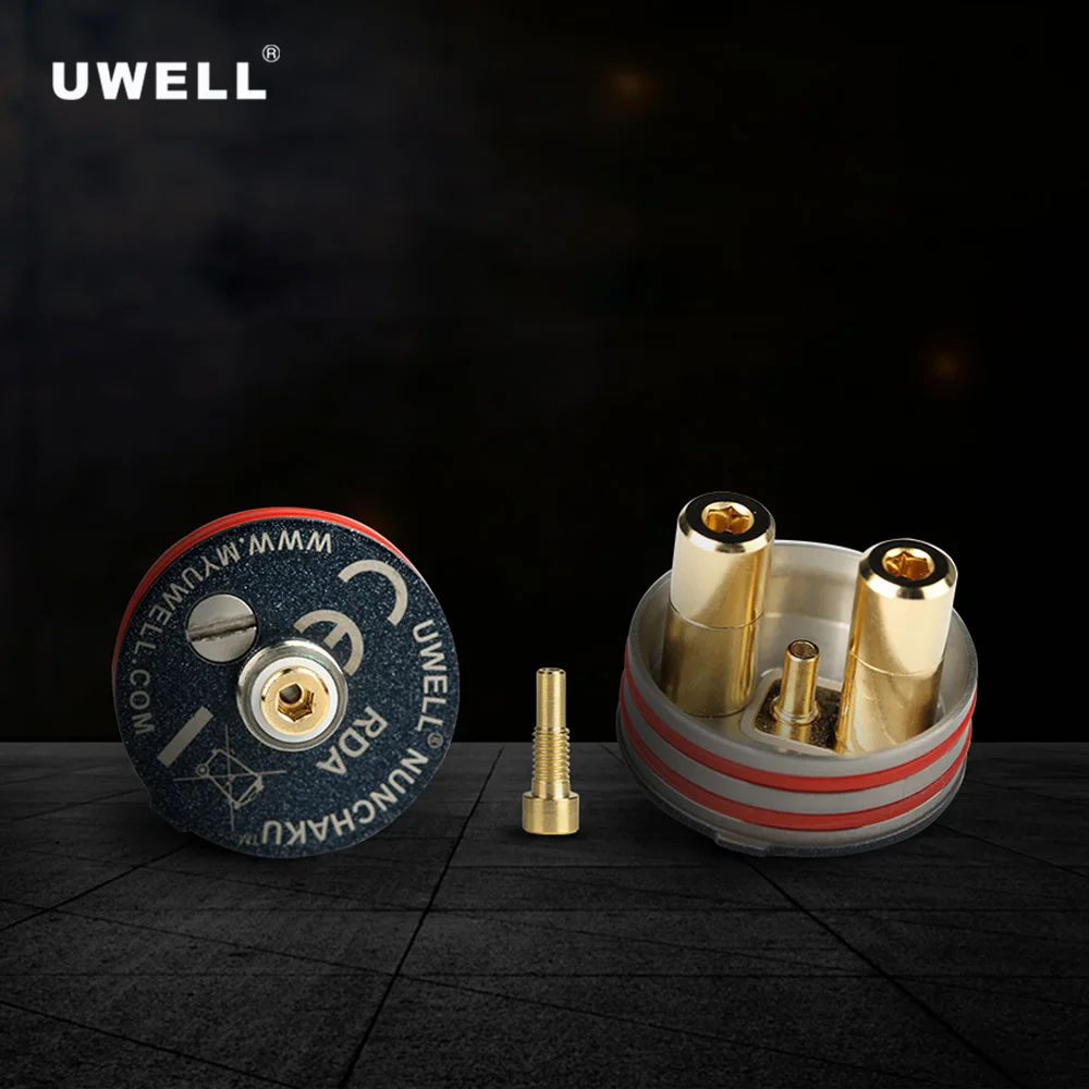 Оригинальный Uwell нунчаку комплект RDA с Vape танк без батареи 18650 Mod электронная