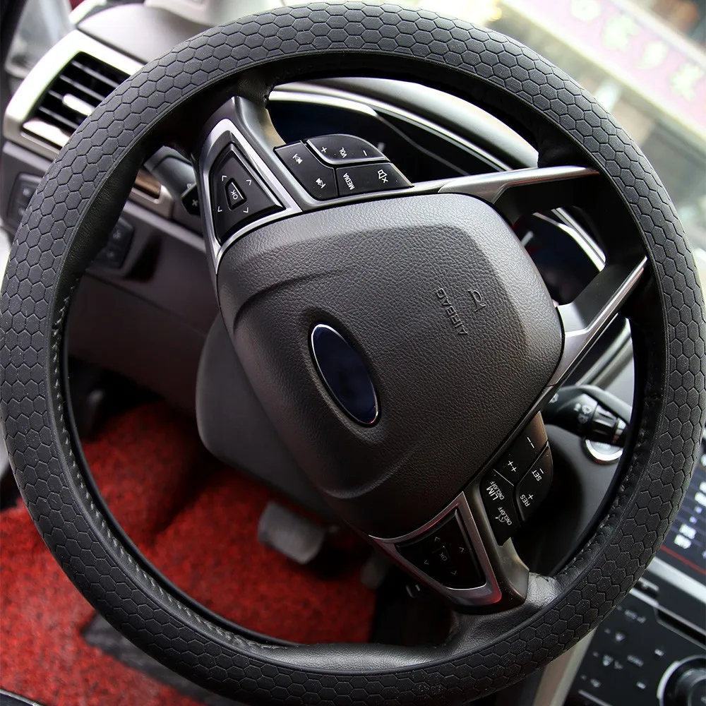 Универсальная красочная Защитная крышка рулевого колеса нескользящая Мягкая