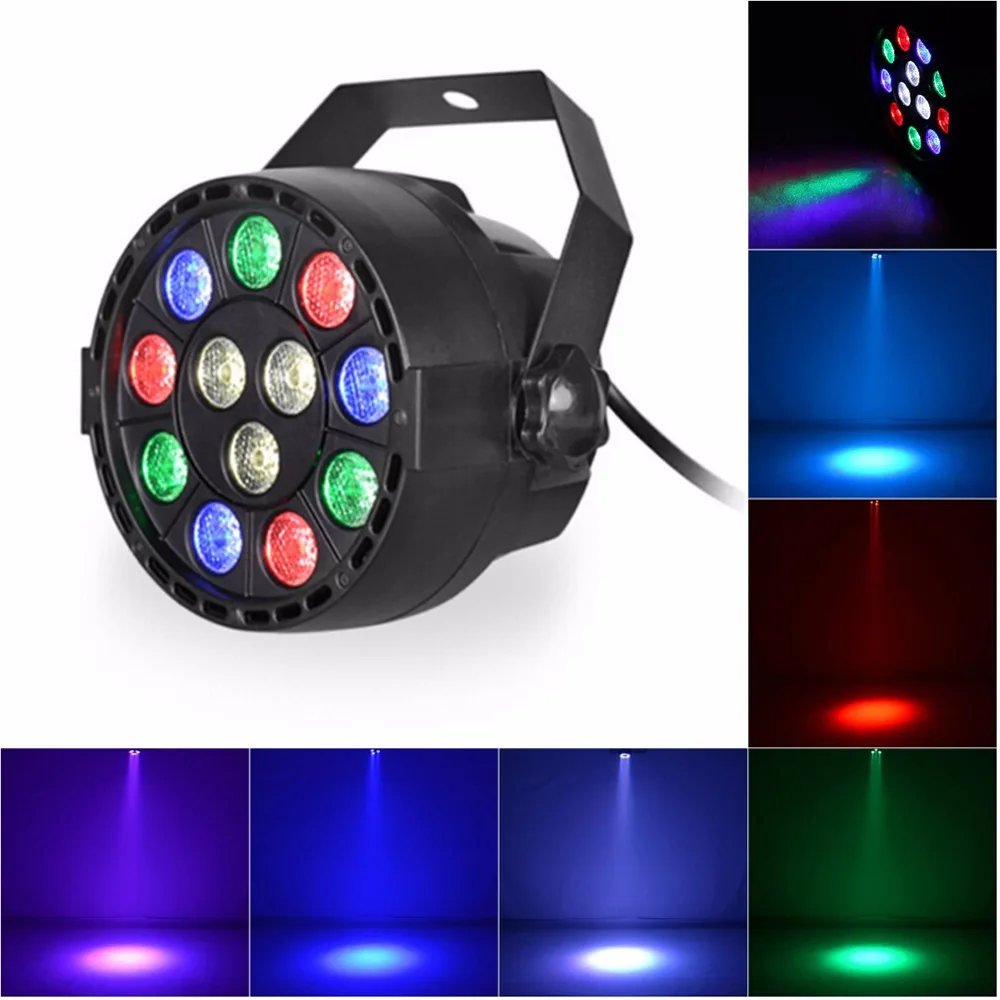 LED Par 12x3W RGBW сценический свет с DMX512 для дискотеки DJ проектор машина вечеринки
