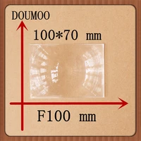 free shipping 1pcs fresnel lens 10070 mm focal length 100mm fresnel lens in magnifiers diy projector rectangle lens 2016 hot