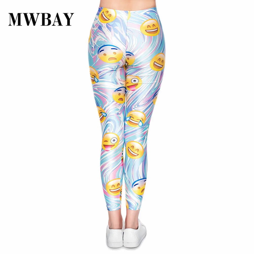 Mwbay фирменные новый абстрактный дизайн Emoji печати Джокер девять очков тренировки
