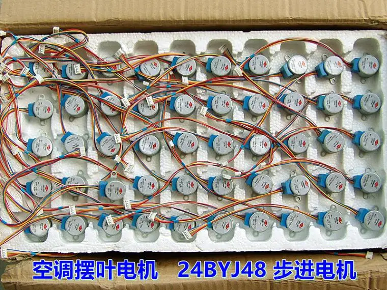 5 шт. DC 12V 24BYJ48 кондиционер 4 фазы Провода замедление шаговый двигатель (6 5)|stepper