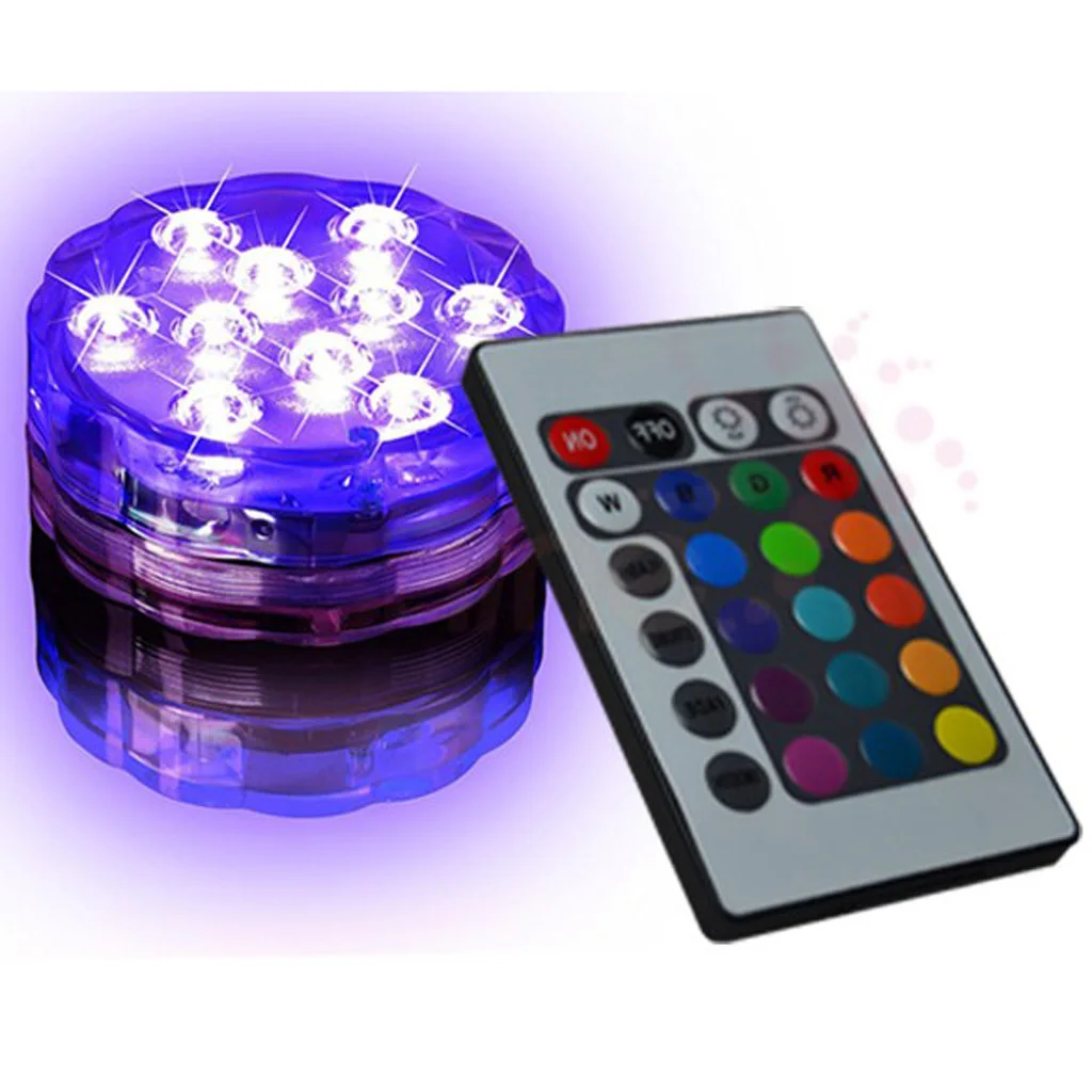 Цветной светодиодный RGB погружной светильник лампа для свадебной вечеринки с