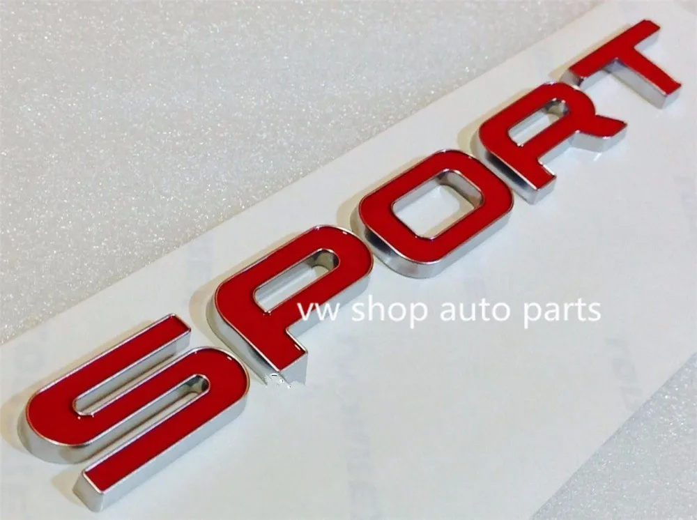 2014 подлинное качество для Range Rover Sport задняя дверь Красный значок в виде буквы