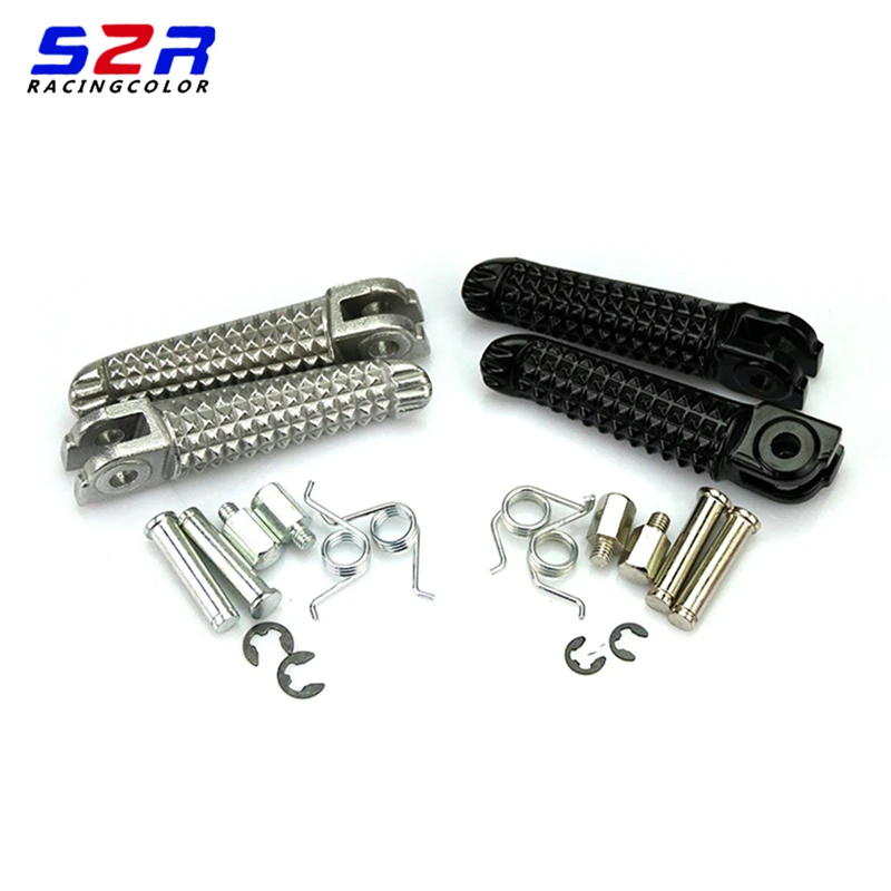 

Motorcycle Front Footpeg Anti-Slip Foot Rest Pegs Aluminum for Yamaha YZF R1 R1M R6 MT-01 MT-03 FZ-03 MT-07 MT-09 YZF600 YZF1000