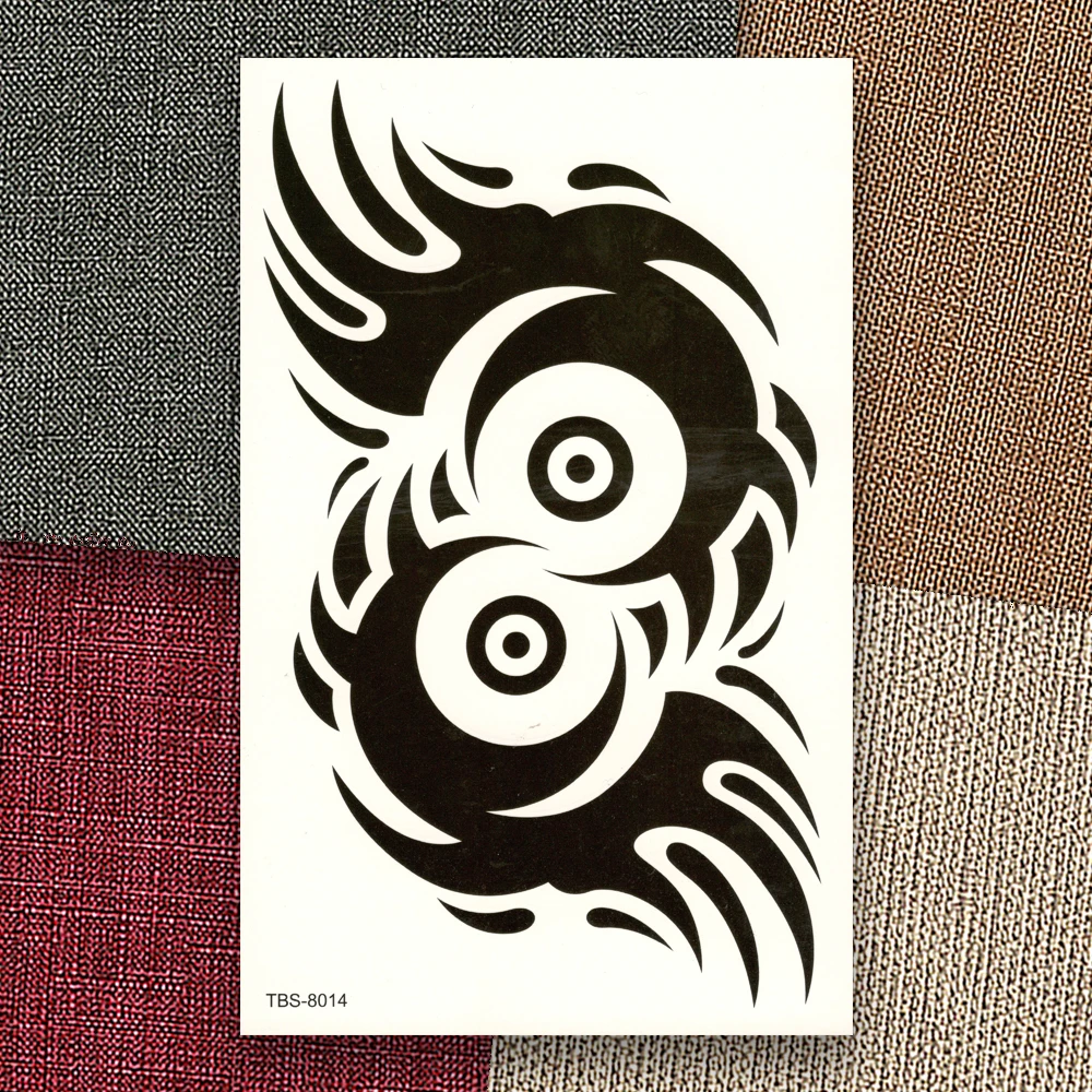 Временные фальшивые татуировки водонепроницаемые наклейки для переноса воды с