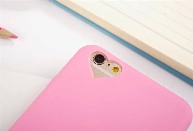 Чехол для Телефона iPhone 6 6s 7 8 Plus 5 5s SE модный однотонный Мягкий силиконовый чехол