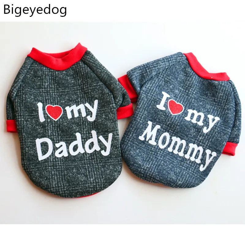 Одежда для собак bigeyedog зимняя толстовка с капюшоном одежда кошек щенков чихуахуа
