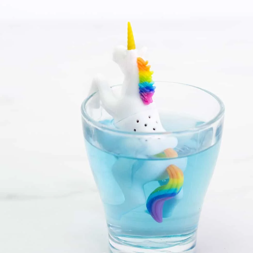 2 шт. набор кухонных силиконовых ситечек для заварки чая в форме единорога MOFUNYO