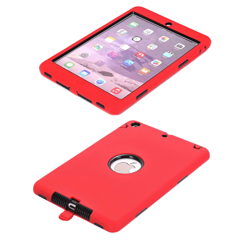 Чехол для iPad Mini 3 2 1 retina Kids безопасный защитный противоударный ударопрочный Ударопрочный силиконовый Жесткий чехол для планшета с защитой от царапин