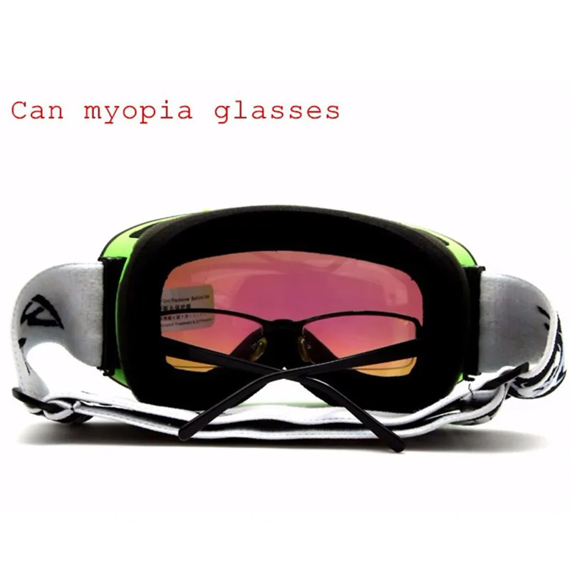

Snowboard Ski Goggles Double Layers Anti-fog Lens Big Vision Photochromic UV400 Mask Winter Snow Snowmobile Eyewear Original Box