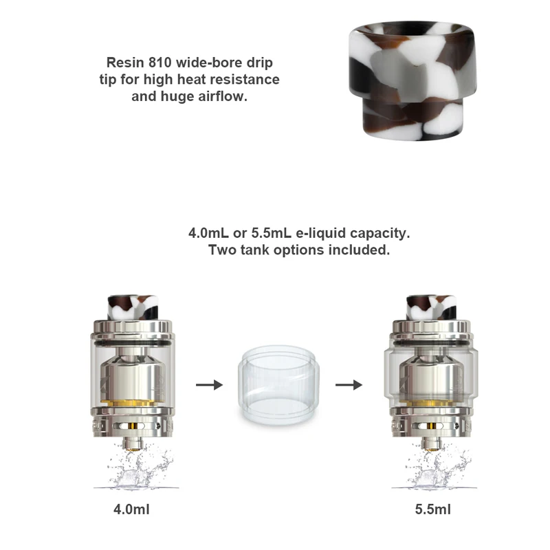 Оригинальная электронная сигарета Ehpro bilow X RTA Заправляемый бак распылитель