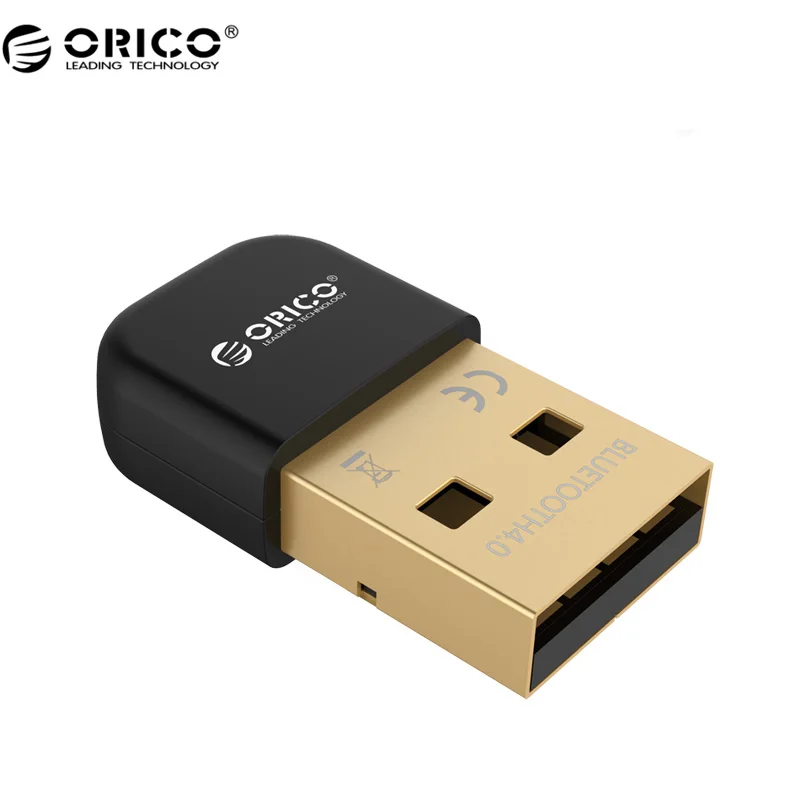 Черный ORICO BTA беспроводной usb-адаптер Bluetooth 4,0 Bluetooth ключ Музыкальный звуковой приемник адаптер Bluetooth передатчик для компьютера - Цвет: Черный