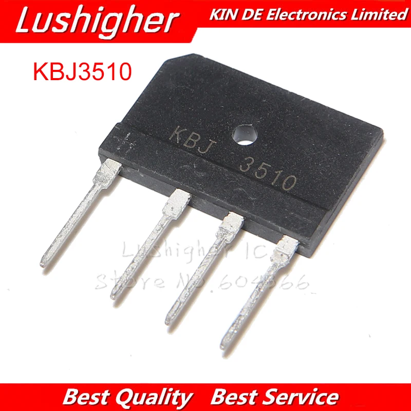 Мостовой выпрямитель KBJ3510 GBJ3510 35A 1000V, новый оригинальный, 10 шт.