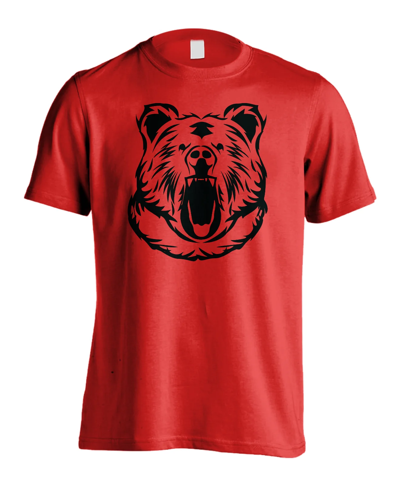 Для мужчин медведи гризли Sportser футболка тренировки Gymer Фитнес Graphic Tee бренд