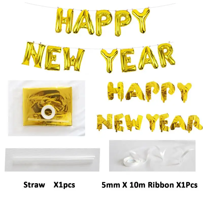 16 32 дюйма номер 2020 воздушные шары с надписью Happy new year Eve декор 2019 Рождественский
