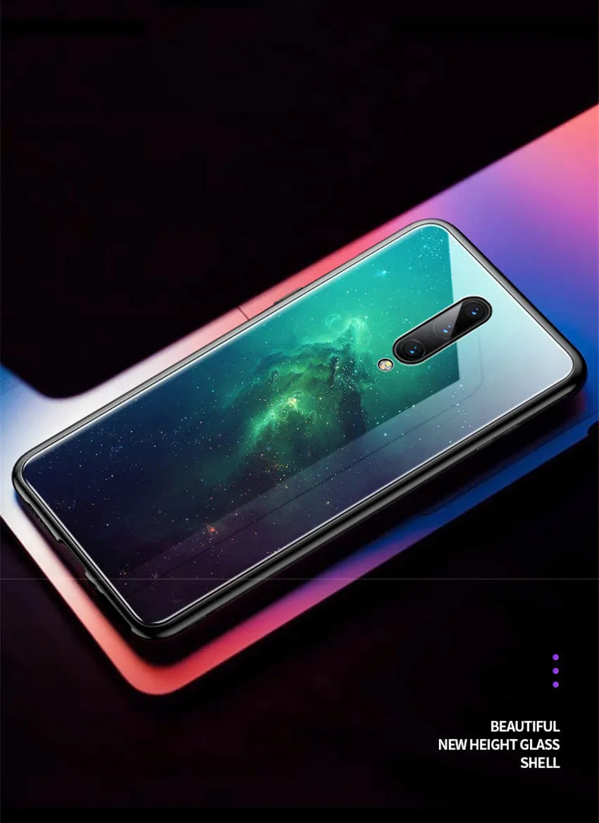 Стеклянный чехол Aixuan для Oneplus 7 Pro Oneplus 7 One Plus 7 7 Pro Чехол из закаленного стекла силиконовый защитный полный чехол s